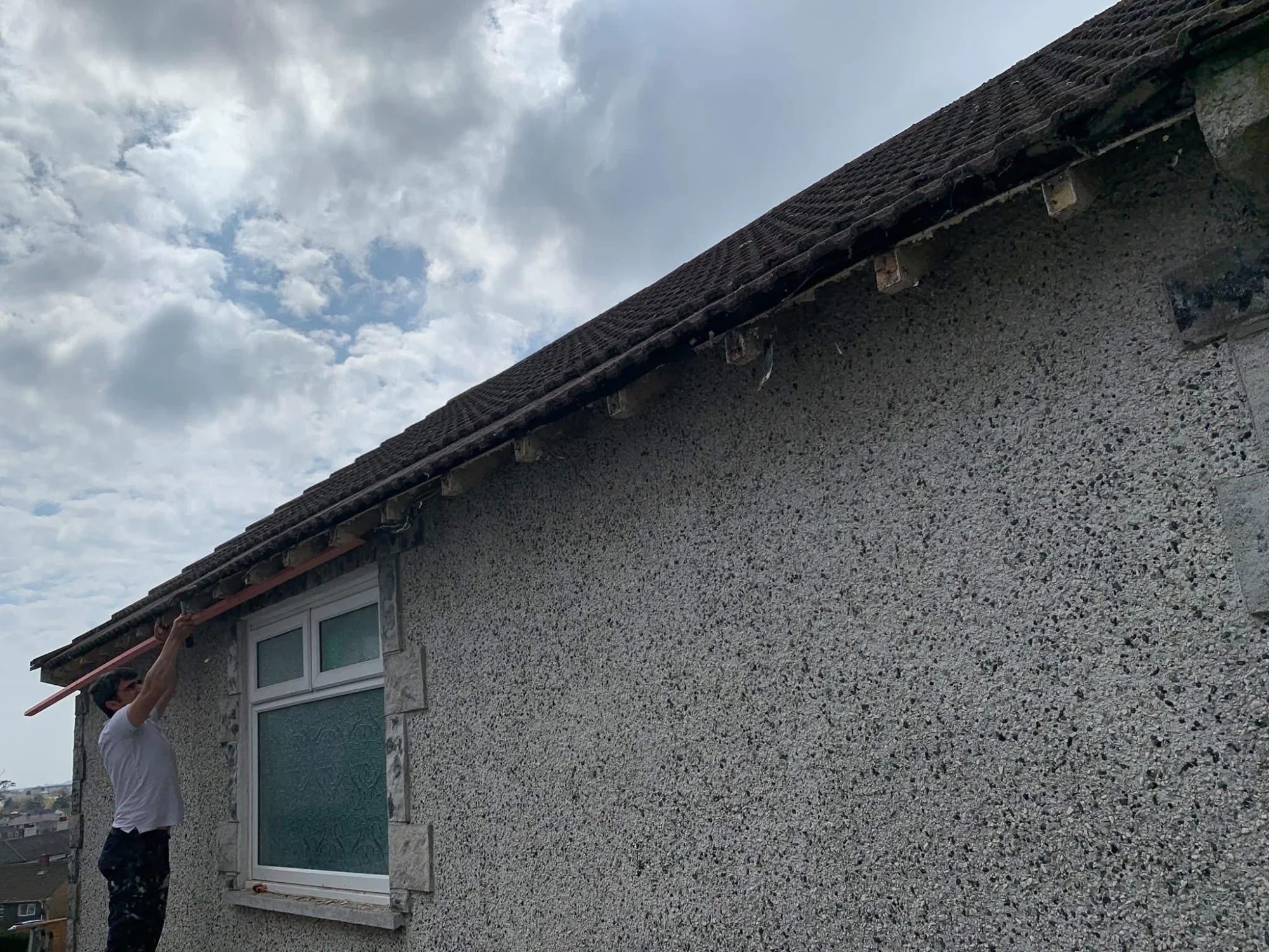 Storm damage roof repairs in Honiton